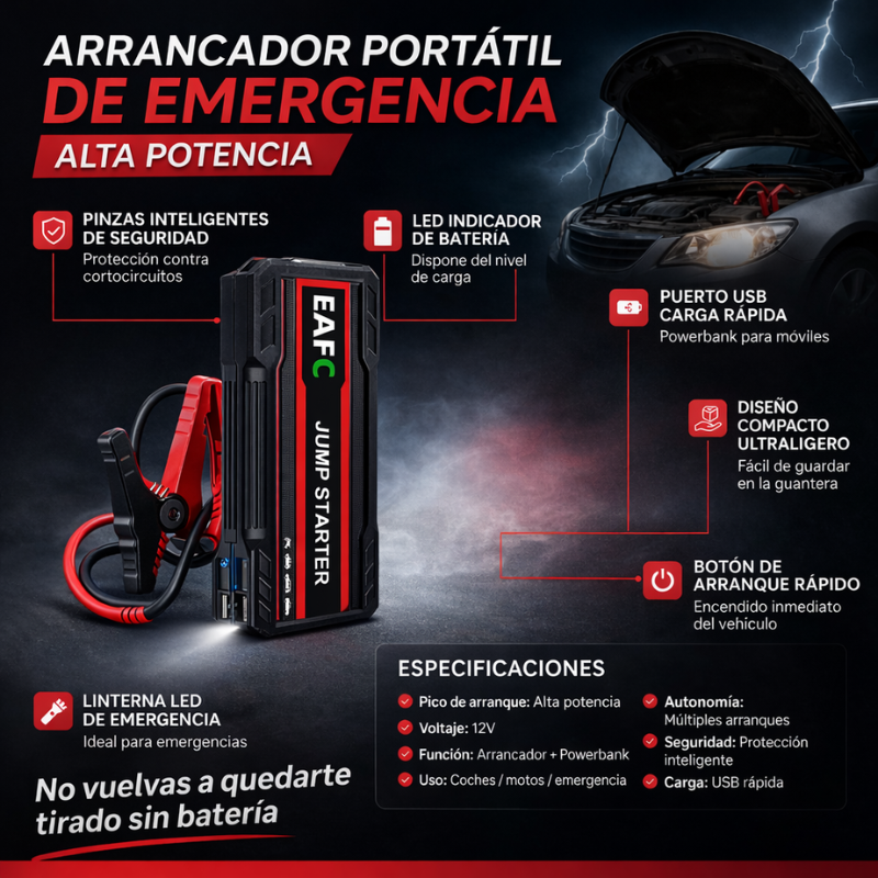 Arrancador portátil